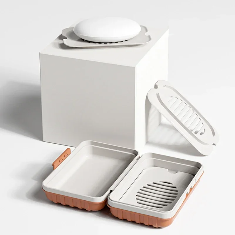 Plastic Soap Dish with Lid for - Home Essentials Bathroom Storage recension och pris