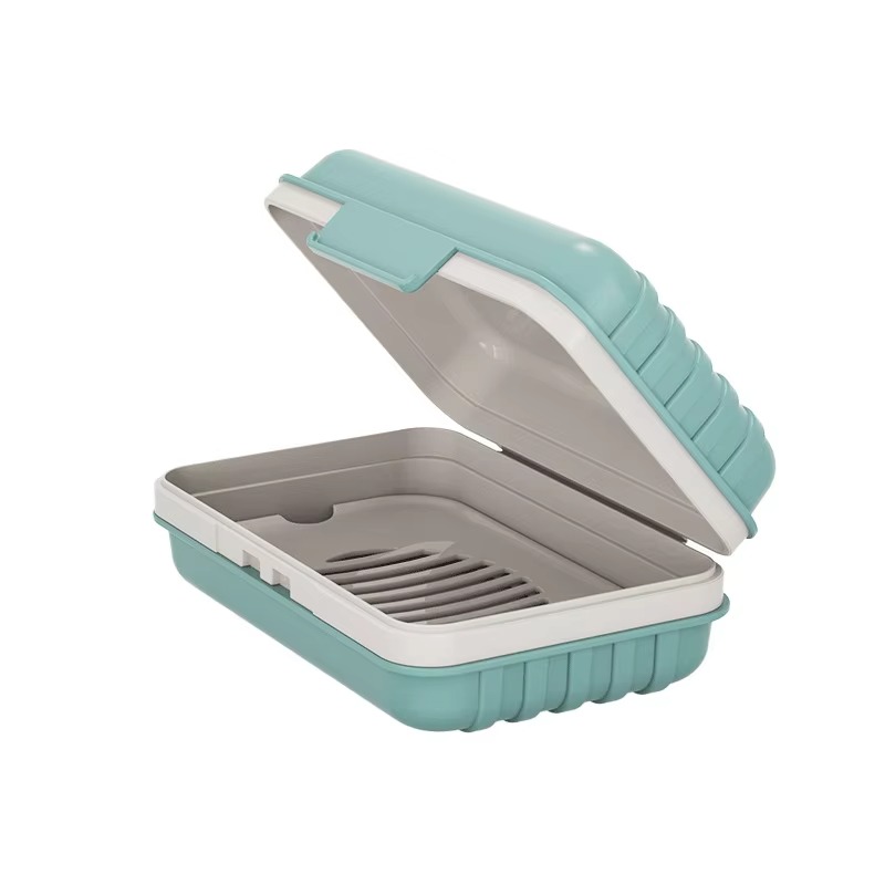 Plastic Soap Dish with Lid for - Home Essentials Bathroom Storage recension och pris