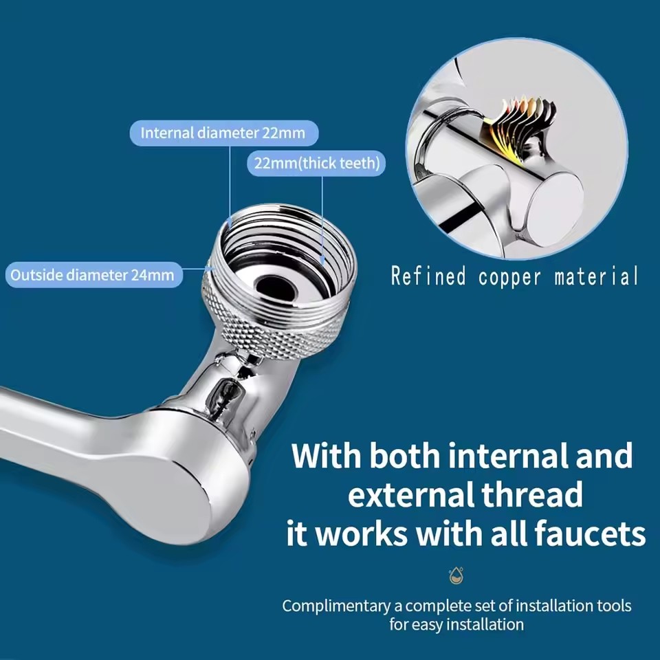 Metal Universal Faucet Extende - Basin Mixer Tap recension och pris