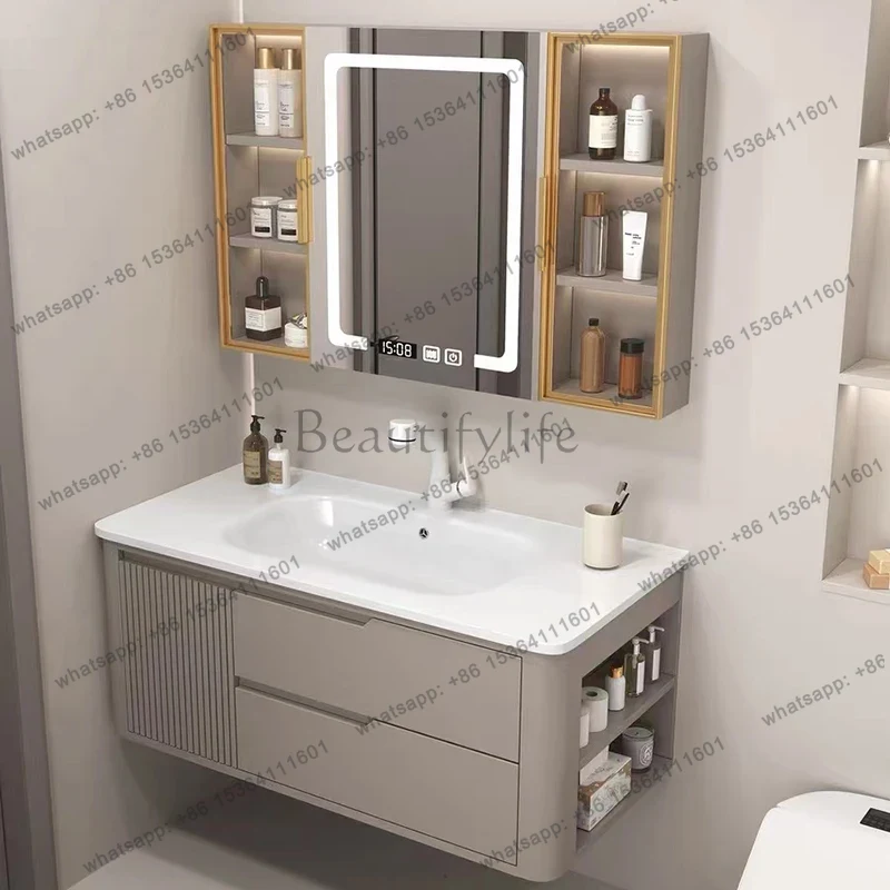 LSClassic Nordic Bathroom Cabi - Home Bathroom Vanity Combo recension och pris