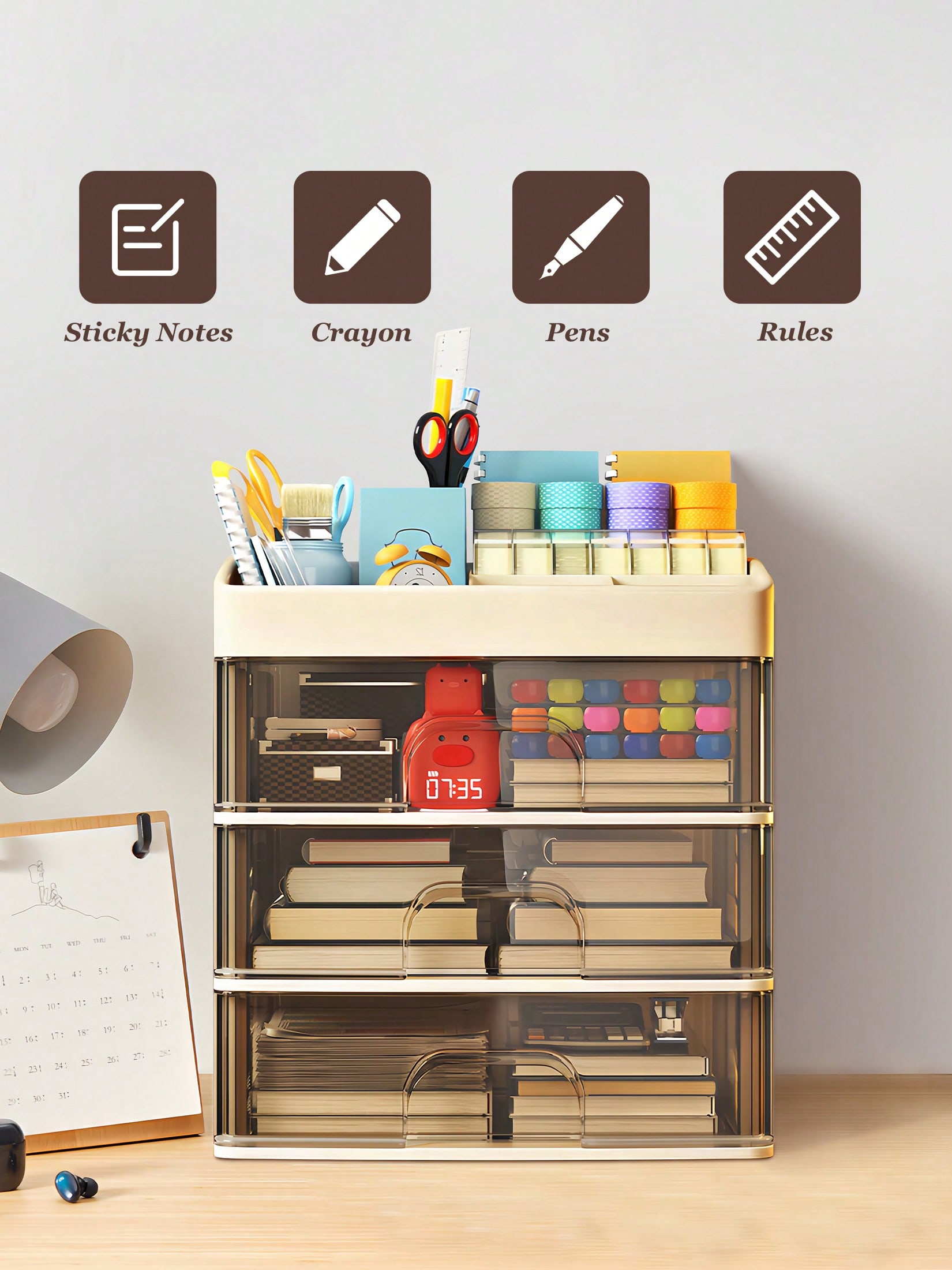 Makeup Organizer, Make Up Stor - Home Essentials Bathroom Storage recension och pris