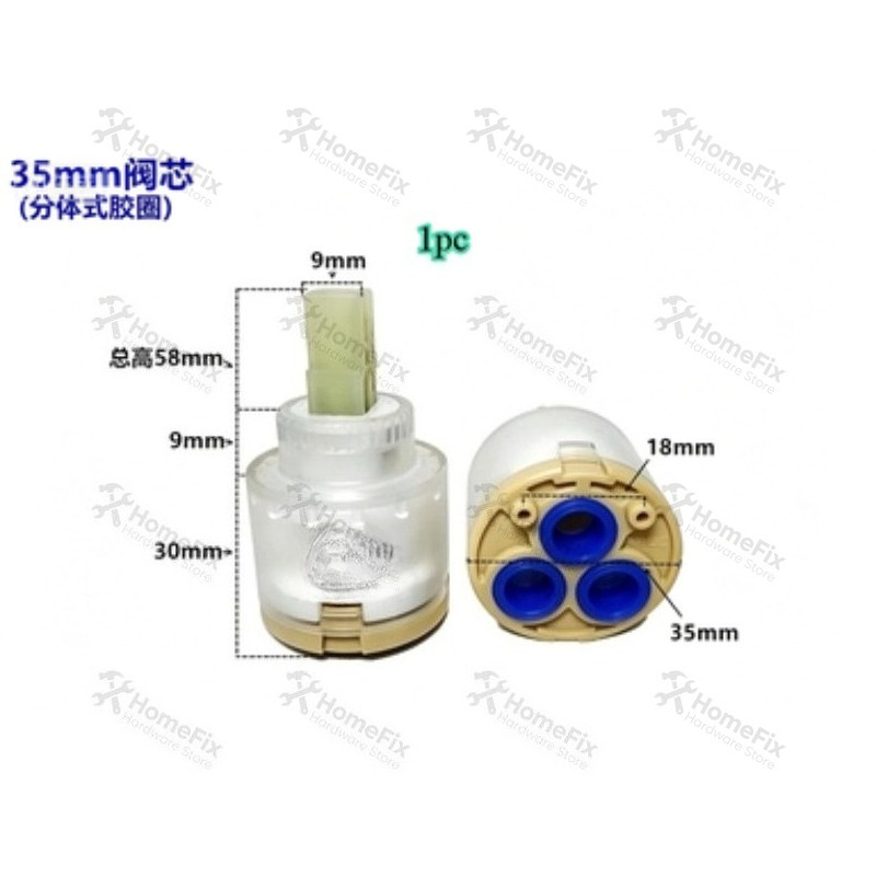 1Pcs Ceramic Valve Core 28mm 3 - Basin Mixer Tap recension och pris